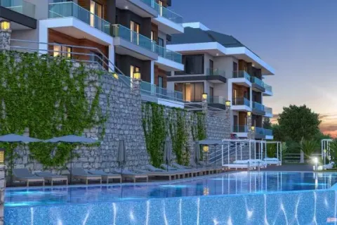 Квартира  1+1 в Каргыджаке, Аланья, Анталья, Турция №223036
