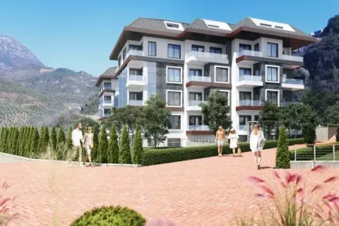 1+1 Lejlighed i Kargicak, Alanya, Antalya, Tyrkiet Nr. 223037 - 4