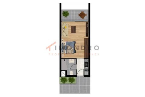 Продажа квартиры  в Лапте, Гирне, Северный Кипр 1+1, 78м2, №215470 – фото 14