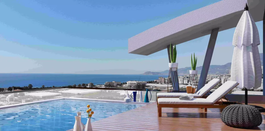 1+1 Leilighet i Kargicak, Alanya, Antalya, Tyrkia Nr. 223050