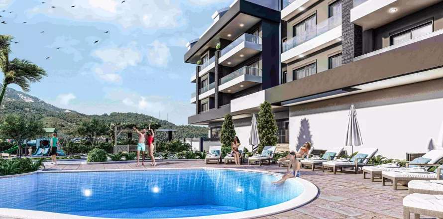 1+1 Lägenhet i Alanya, Antalya, Turkiet Nr. 223048