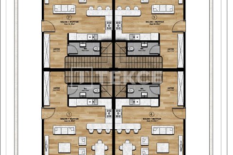 Продажа виллы в Бурсе, Турция 3+1, 160м2, №215174 – фото 30