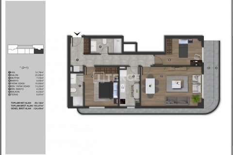 2+1 Leilighet i Istanbul, Tyrkia Nr. 107484 - 10
