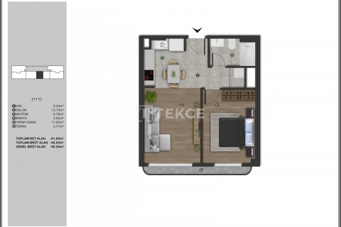 2+1 Leilighet i Istanbul, Tyrkia Nr. 107484 - 9