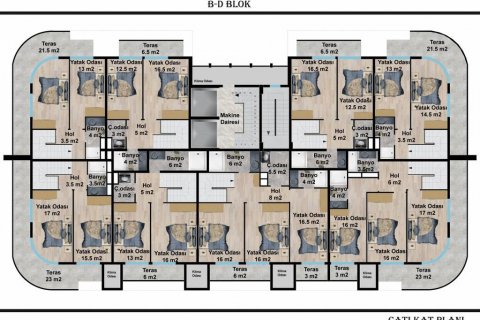 Dubleks daire Cikcilli, Antalya, Türkiye №94250 - 28