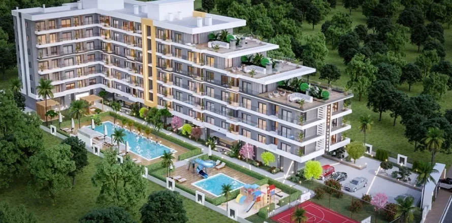 1+1 Leilighet  i Mugla, Tyrkia Nr. 223493