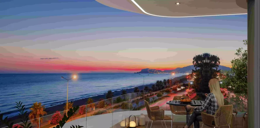 1+1 Leilighet  i Alanya, Antalya, Tyrkia Nr. 223020