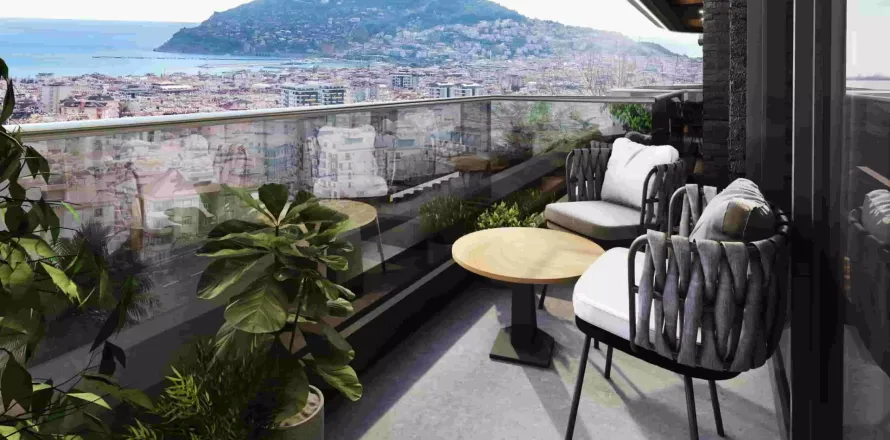 1+1 Lägenhet i Alanya, Antalya, Turkiet Nr. 223023