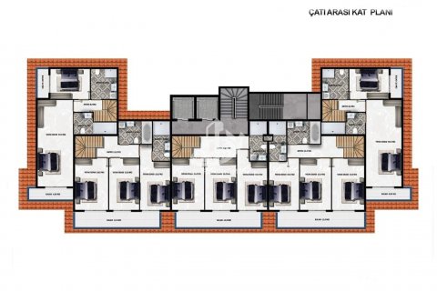 Daire  2+1  Demirtaş, Alanya, Antalya, Türkiye №86652 - 24