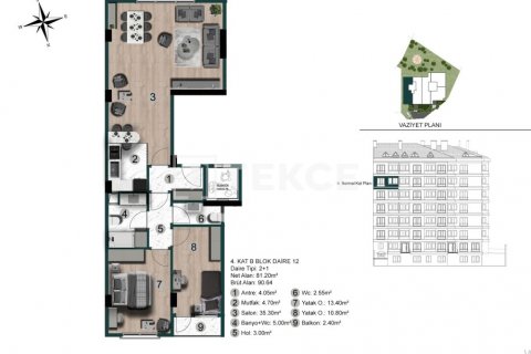 Apartment for sale  in Istanbul, Turkey, 2 bedrooms, 86m2, No. 104467 – photo 20