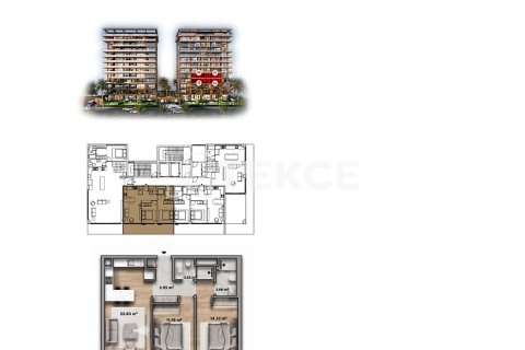 Apartment for sale in Alanya, Antalya, Turkey, 2 bedrooms, 101m2, No. 238077 – photo 19