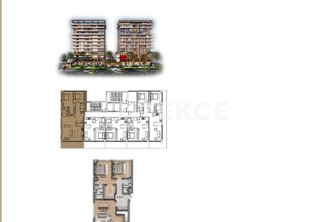1+1 Lejlighed  i Alanya, Antalya, Tyrkiet Nr. 238076 - 22