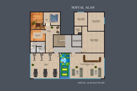 Lägenhet  i Alanya, Antalya, Turkiet Nr. 95140 - 21