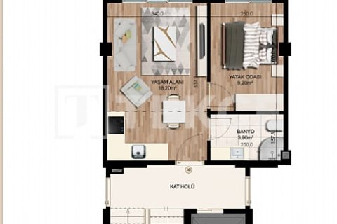 1+1 Lejlighed i Istanbul, Tyrkiet Nr. 227300 - 12