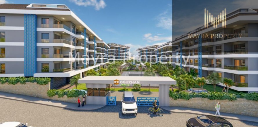 Lägenhet  i Alanya, Antalya, Turkiet Nr. 54998