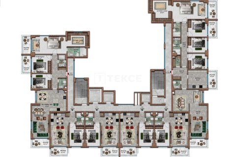 Продажа пентхауса в Аланье, Анталье, Турция 4+1, 190м2, №224516 – фото 22