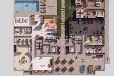 Apartment for sale  in Alanya, Antalya, Turkey, 1 bedroom, 53m2, No. 224514 – photo 20