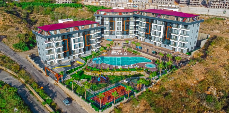 Daire  1+1  Alanya, Antalya, Türkiye №216929