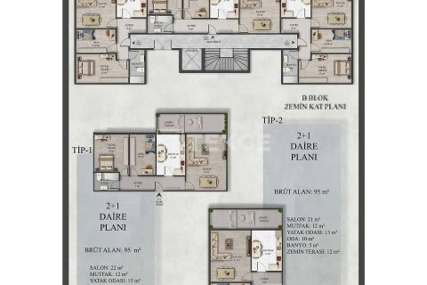 2+1 Wohnung in Yalova, Türkei Nr. 226787 - 20