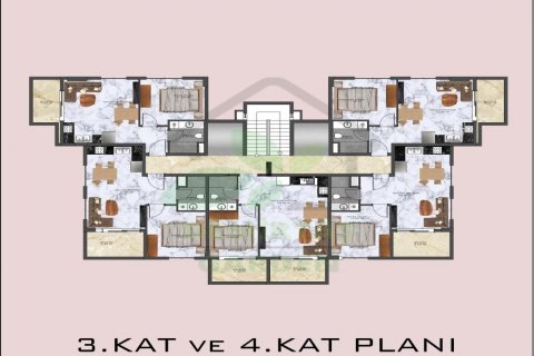 Leilighet i Demirtas, Alanya, Antalya, Tyrkia Nr. 108059 - 18