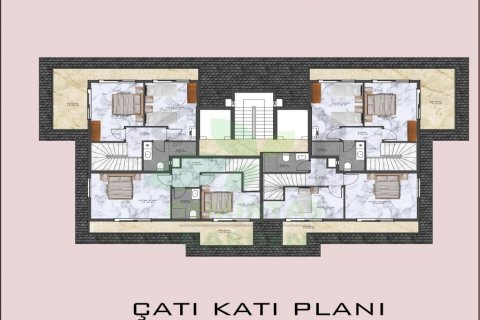 Leilighet i Demirtas, Alanya, Antalya, Tyrkia Nr. 108059 - 20
