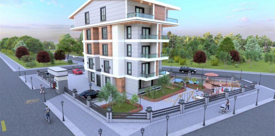 Квартира 2-х ком. в Аланье, Анталья, Турция №93770