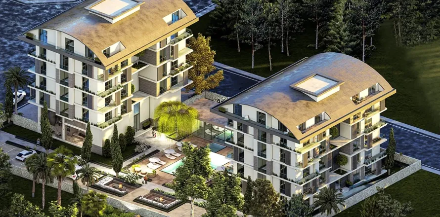 1+1 Lejlighed i Alanya, Antalya, Tyrkiet Nr. 223638