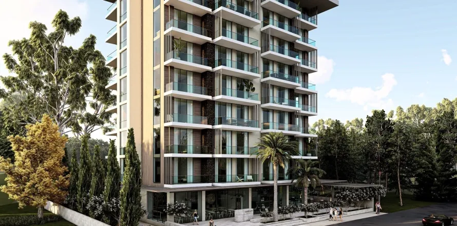 1+1 Lejlighed  i Alanya, Antalya, Tyrkiet Nr. 223639