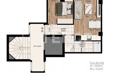1+1 Lägenhet i istanbul, Turkiet Nr. 229026 - 4