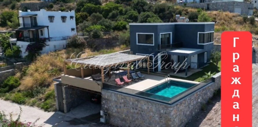 4+1 Villa i Bodrum, Mugla, Tyrkia Nr. 237614