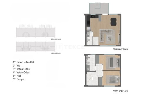 2+1 Villa i Antalya, Tyrkiet Nr. 224582 - 14