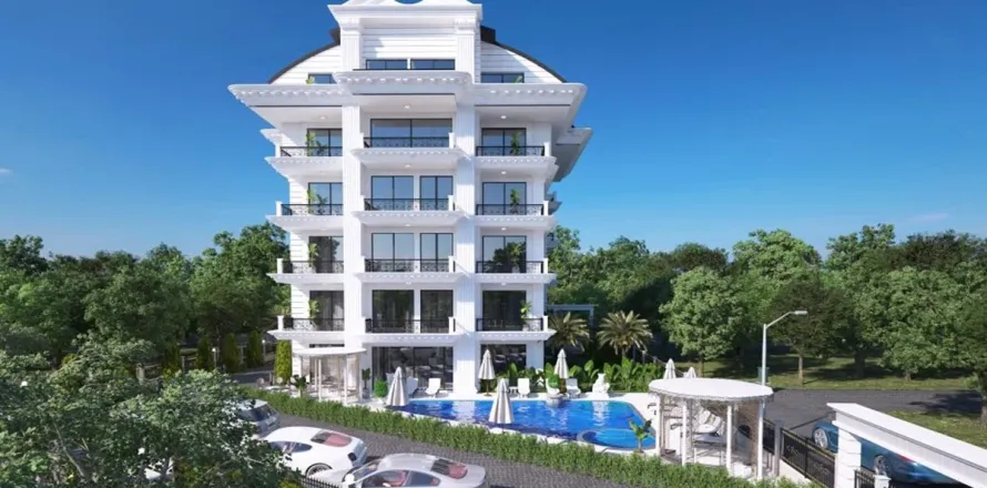 Daire  1+1  Alanya, Antalya, Türkiye №223670