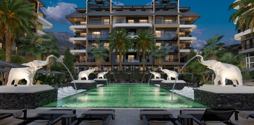 1+1 Leilighet i Alanya, Antalya, Tyrkia Nr. 87195