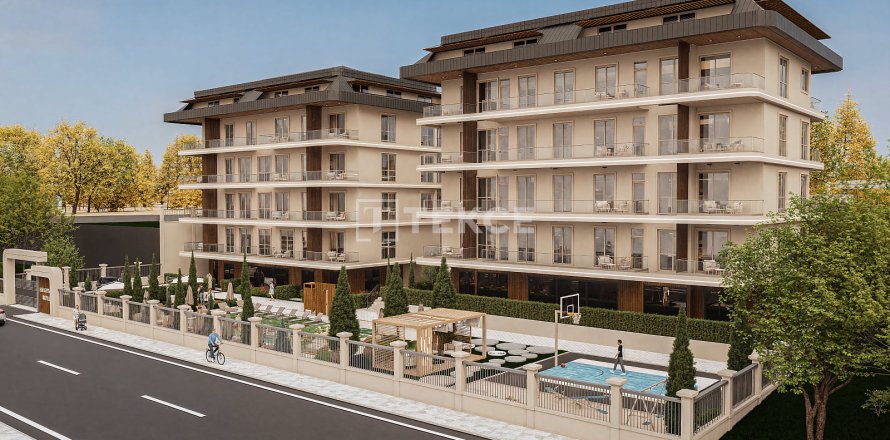 3+1 Leilighet  i Alanya, Antalya, Tyrkia Nr. 215142