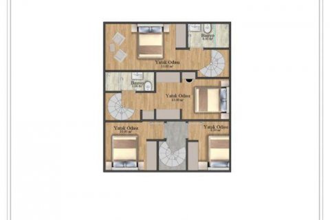 Penthouse  i Alanya, Antalya, Tyrkiet Nr. 94171 - 6