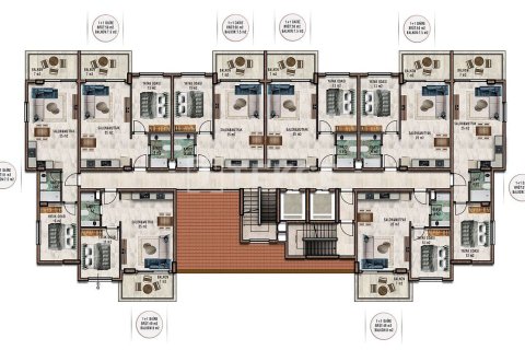 1+1 Leilighet  i Alanya, Antalya, Tyrkia Nr. 214957 - 19