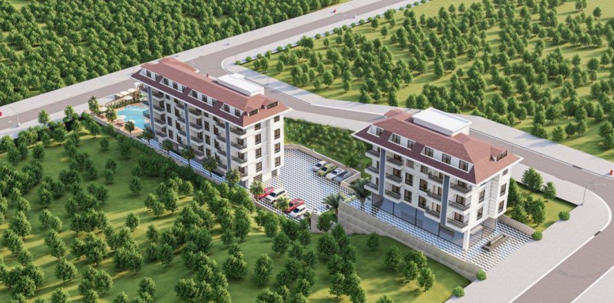 Lägenhet i Kestel, Antalya, Turkiet Nr. 102880