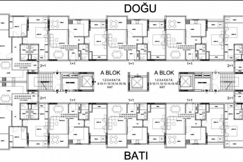 Wohnung  in Erdemli, Mersin, Türkei Nr. 95050 - 17