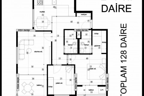 Wohnung  in Erdemli, Mersin, Türkei Nr. 95050 - 20