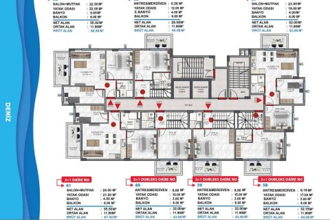 Wohnung in Avsallar, Antalya, Türkei Nr. 95055 - 24