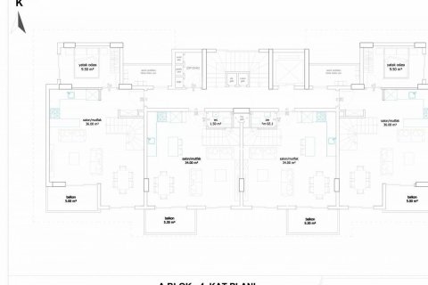 Продажа квартиры в Аланье, Анталье, Турция 3 комн., 70м2, №95054 – фото 8