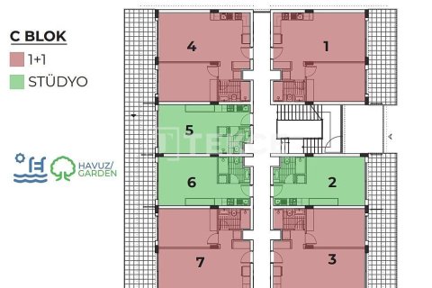 Daire 2+1 Iskele, №212588 - 21
