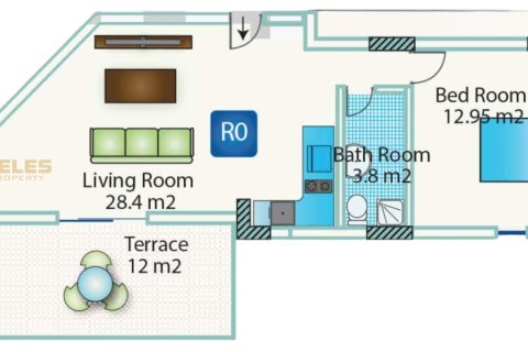 1+1 Leilighet i Bogazi, Famagusta, Nr. 232220 - 15