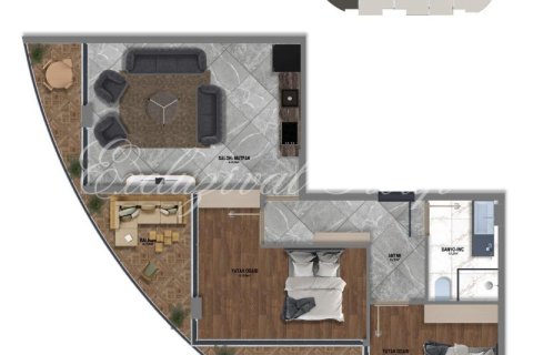 1+1 Lejlighed  i Didim, Aydin, Tyrkiet Nr. 224784 - 26