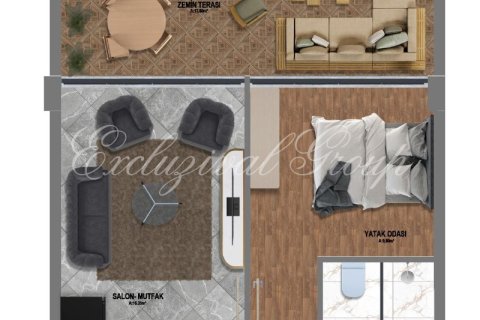 1+1 Lejlighed  i Didim, Aydin, Tyrkiet Nr. 224784 - 21