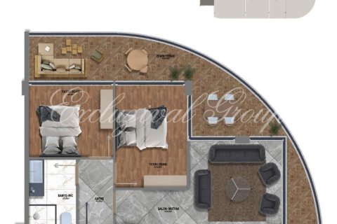 1+1 Lejlighed  i Didim, Aydin, Tyrkiet Nr. 224784 - 25