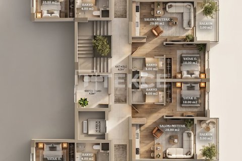 Продажа квартиры в Дёшемеалты, Анталье, Турция 1+1, 55м2, №224789 – фото 21