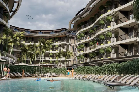 1+1 Lägenhet  i Alanya, Antalya, Turkiet Nr. 222960