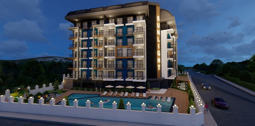 2+1 Leilighet i Gazipasa, Antalya, Tyrkia Nr. 110374