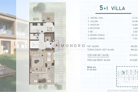 5+1 Villa  in Beylikduezue, Istanbul, Türkei Nr. 221365 - 20